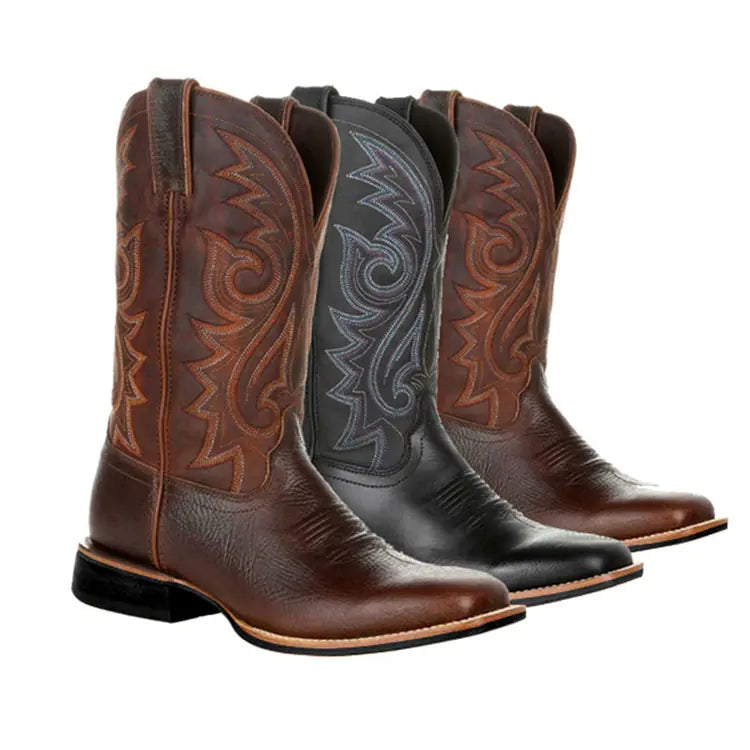 Rugged Wide Western Boots