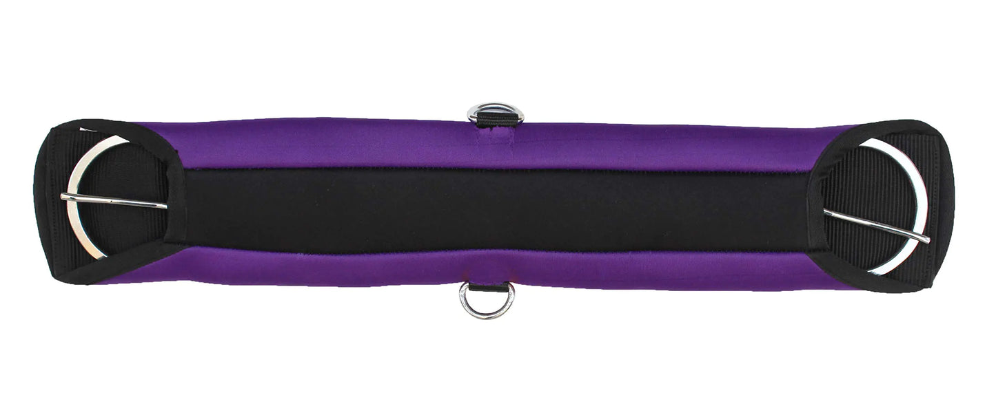 CHALLENGER Horse Soft Padded Neoprene Purple Western Riding Saddle Cinch 9727-26