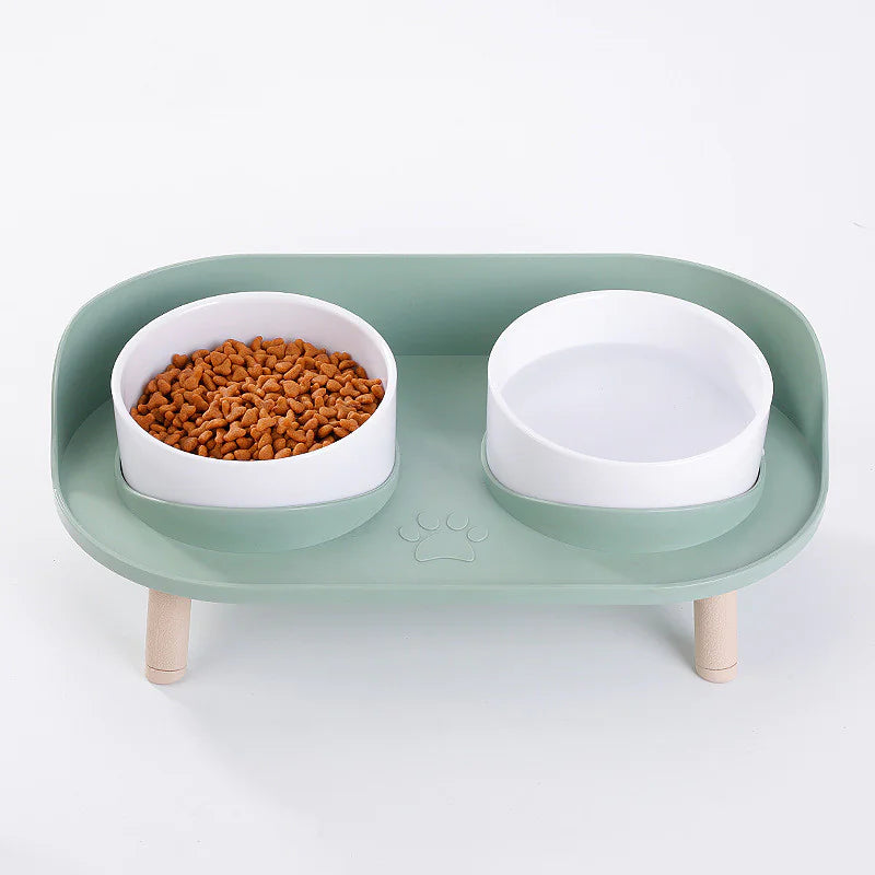 Anti-Tip Elevated Cat Food Bowl