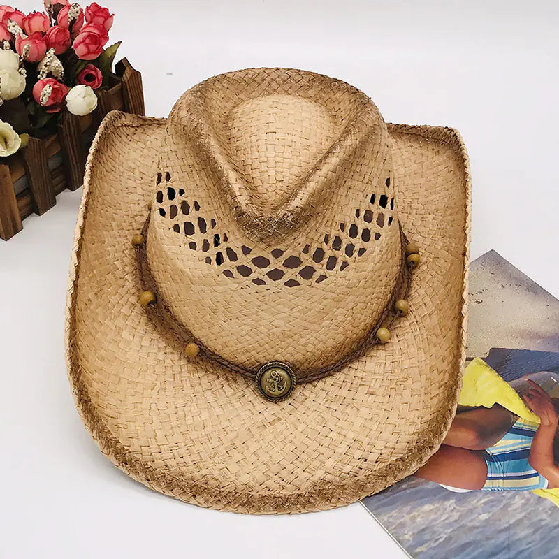 Beachside Western Straw Hat