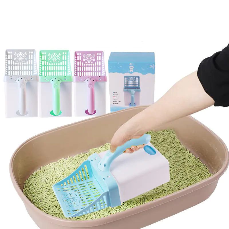 Cat Care Scoop and Storage Set