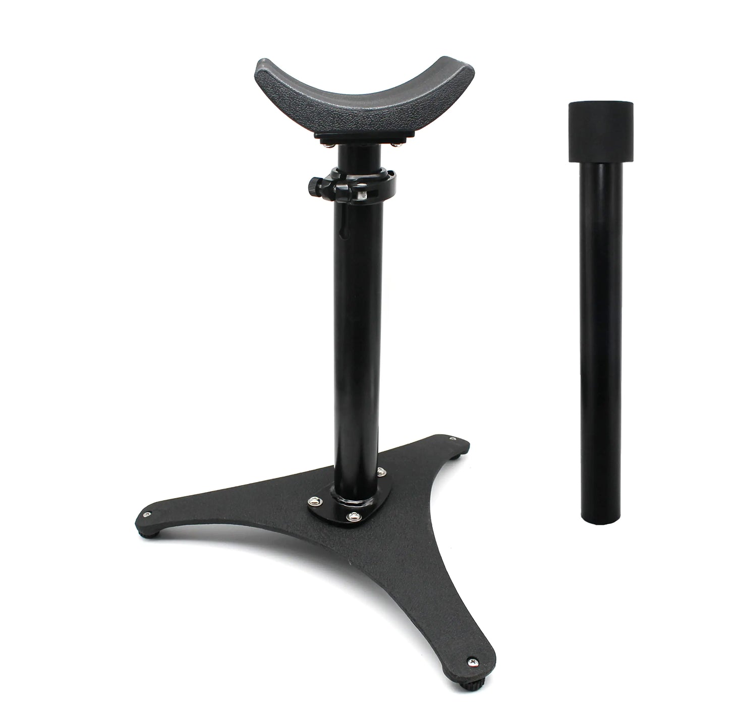 homcare Metal Hoof Stand with Adjustable Height Hoof Jack Farrier Stand Horse Hoof StandBlack