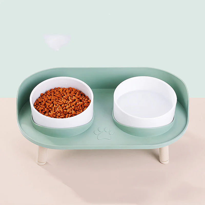 Anti-Tip Elevated Cat Food Bowl