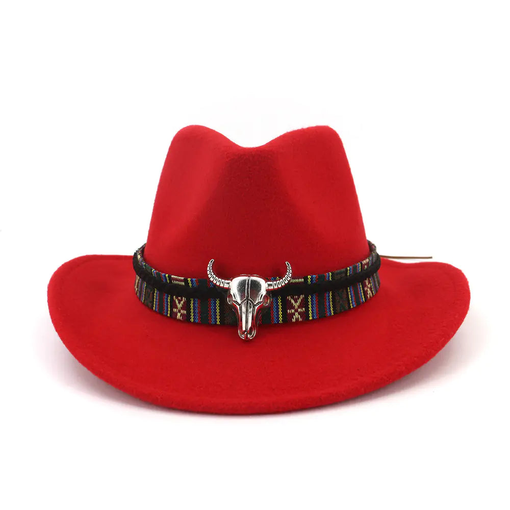 DualStyle Woolen Western Hat
