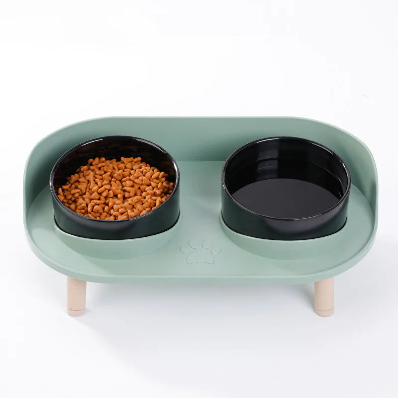Anti-Tip Elevated Cat Food Bowl