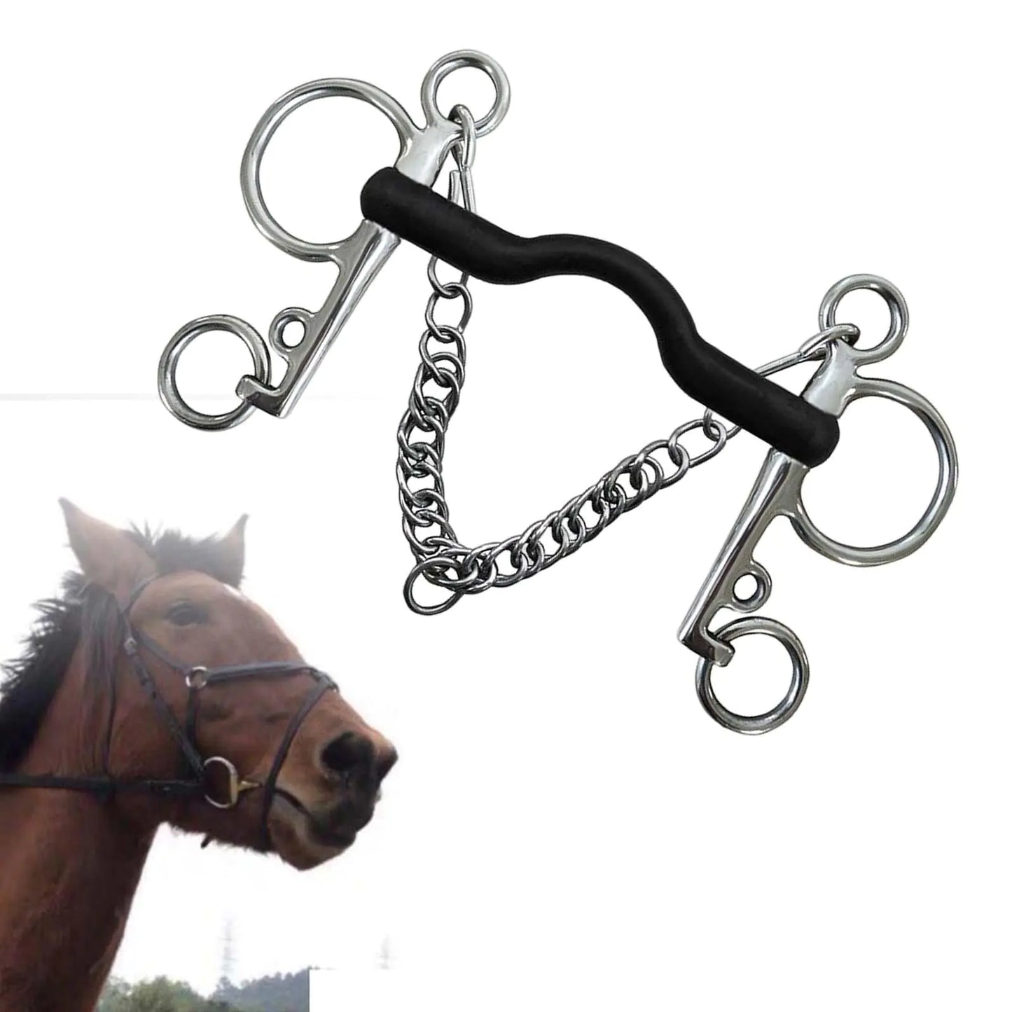 Stainless steel horse bit