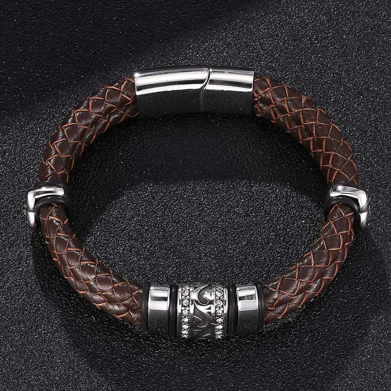 2019 Handcrafted Unisex Leather Bracelet