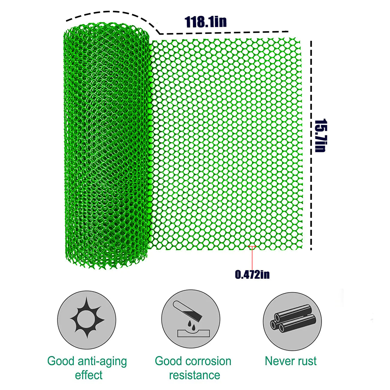 HexaGuard Plastic Mesh Fence