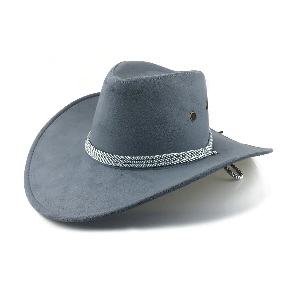 Denim Suede Sun Shield Cap