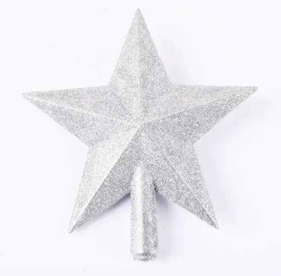 Festive Gold Star Tree Topper