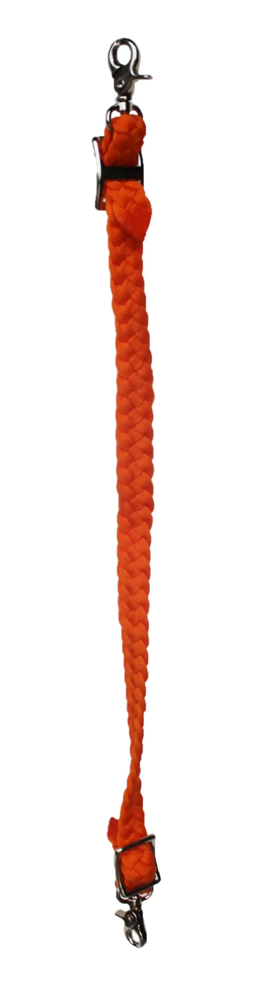 CHALLENGER Horse Western Nylon Braided Wither Breast Collar Strap Orange 105J07OR