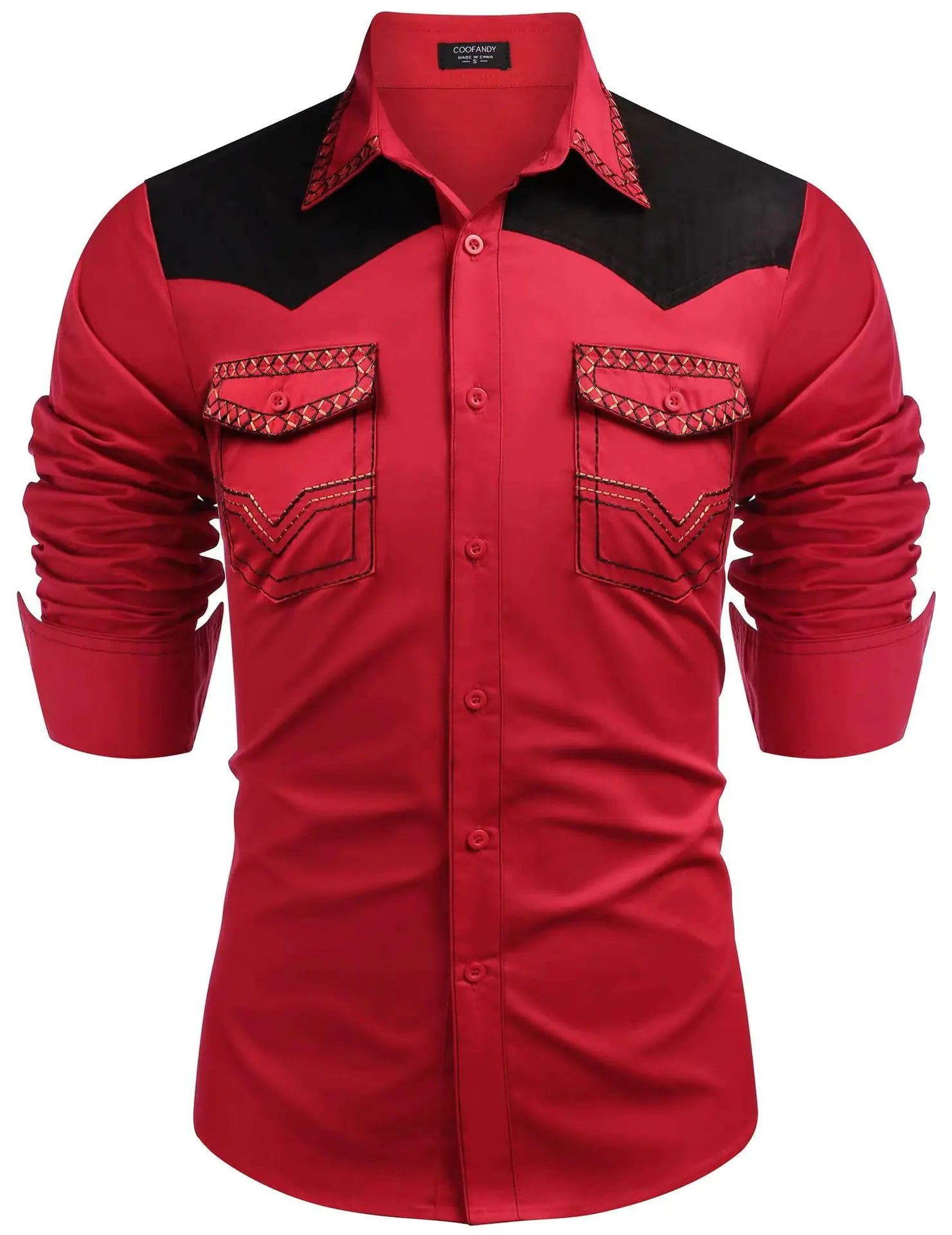 Modern Western Men's Denim Shirt