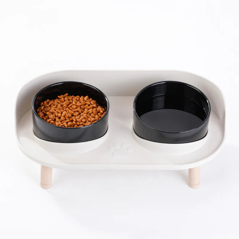 Anti-Tip Elevated Cat Food Bowl