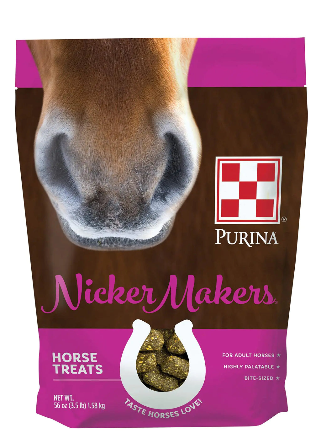 Purina | Nicker Makers Horse Treats | 3.5 Pound (3.5 lb) Bag
