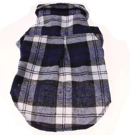 Chic Pet Plaid Shirt