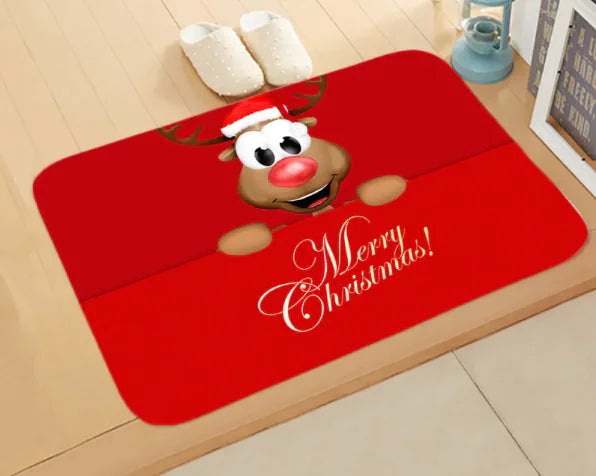 Holiday Scene Absorbent Mat
