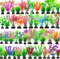 AquaFlora 94-Pack Vibrant Aquarium Plant Decor