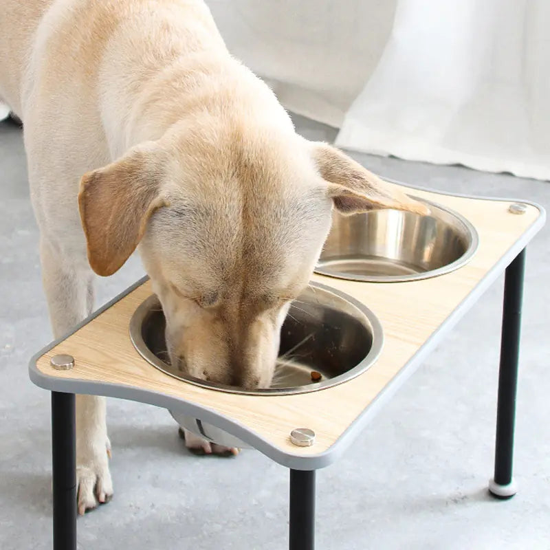 FlexiHeight Stainless Steel Dog Bowl Stand