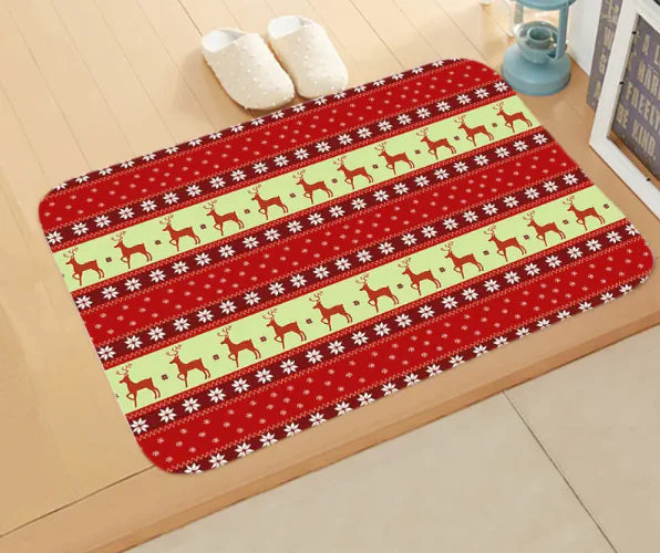 Holiday Scene Absorbent Mat