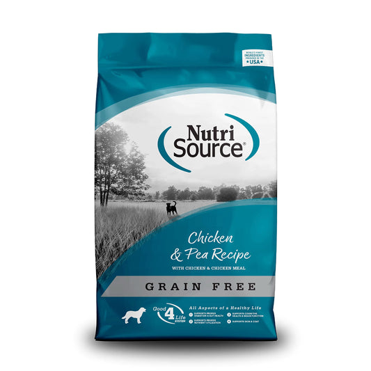 NutriSource Tuffys Pet Food NutriSource Grain Free Dog Food 30 Pound Chicken & Pea