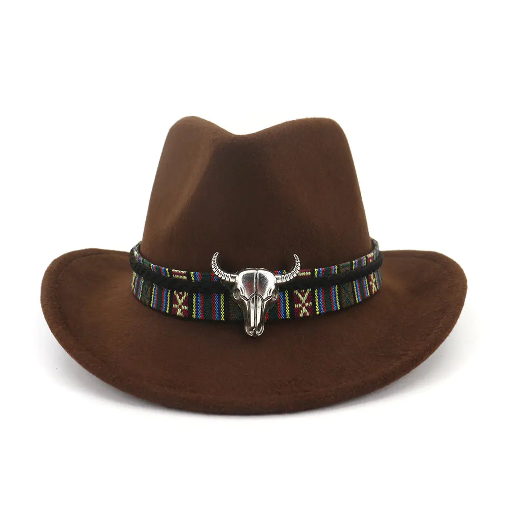DualStyle Woolen Western Hat