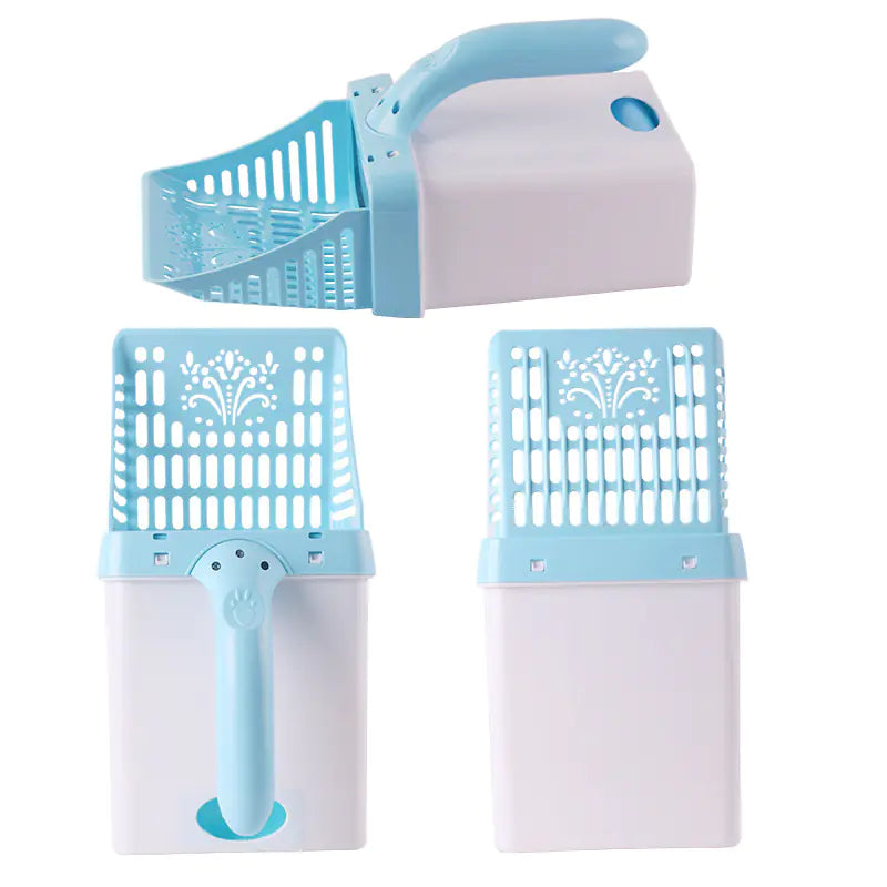 Cat Care Scoop and Storage Set