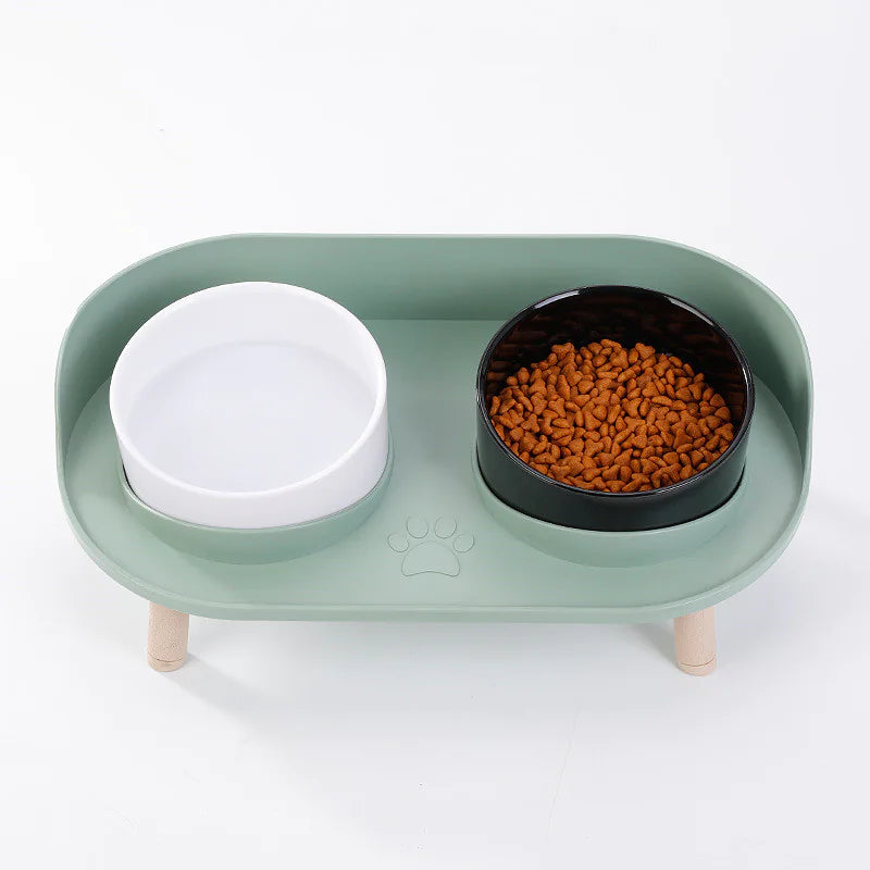 Anti-Tip Elevated Cat Food Bowl