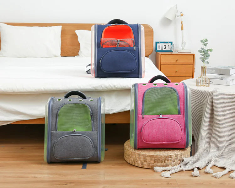 Clear View PET Carrier Backpack