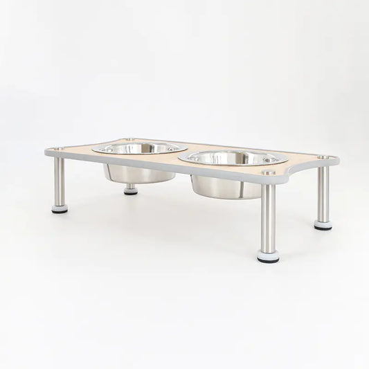 FlexiHeight Stainless Steel Dog Bowl Stand