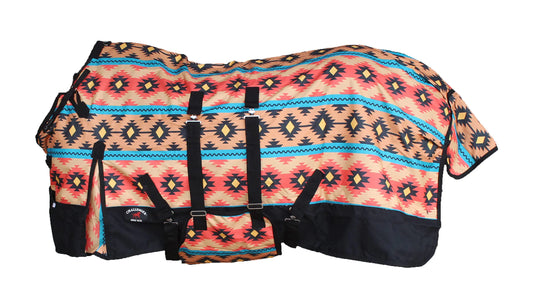CHALLENGER 72" 1200D Horse Turnout Waterproof Heavy Weight Winter Blanket 591B