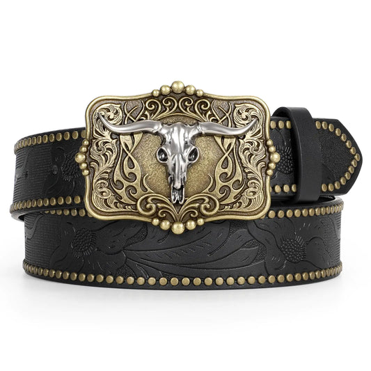 Vintage Western Embossed Belt