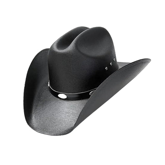 Kids Classic Straw Cowboy Hat - Western Style with Silver Conchos