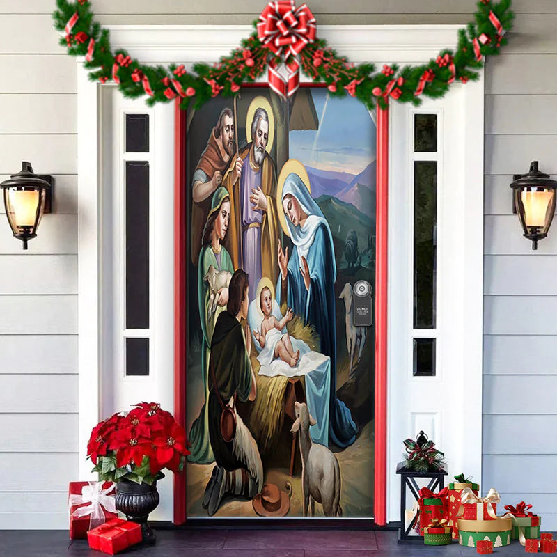 Holiday Door Tapestry