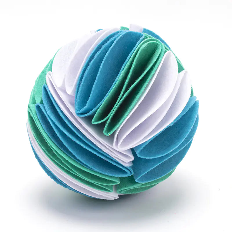 Foldable Dog Snuffle Ball for IQ Training Games