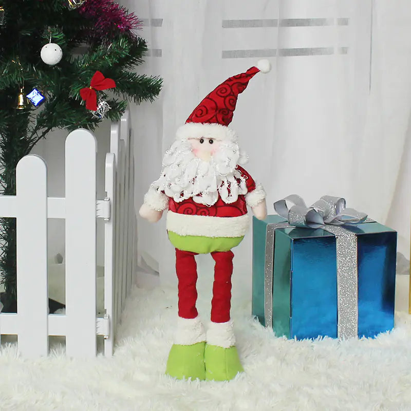 Festive Flex Santa Figurine - Holiday Cheer Decor