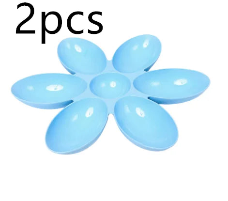 Petal Shaped Multi-Dining Cat Food Bowl