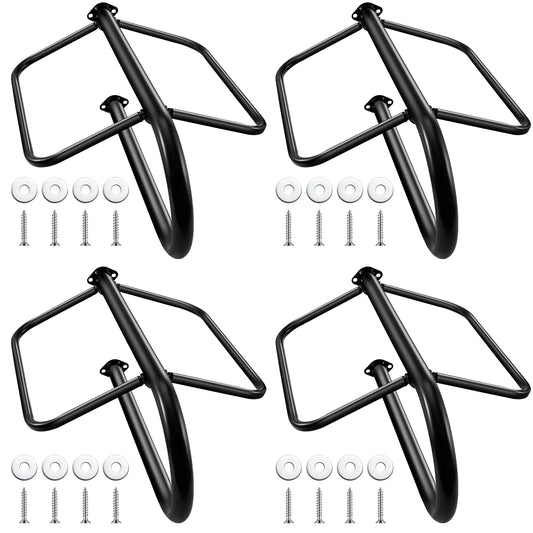 Paterr 4 Pcs Saddle Rack Wall Mount 27.3 x 16.3 x 12.5 Inches Portable Saddle Rack Stand Detachable Saddle Pad Rack Horse Tack Storage for Western Horse Trailer Stall Supplies Accessories