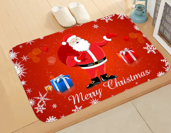Holiday Scene Absorbent Mat