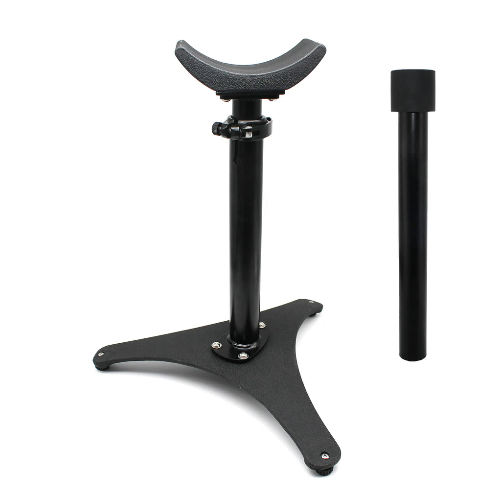 homcare Metal Hoof Stand with Adjustable Height Hoof Jack Farrier Stand Horse Hoof StandBlack