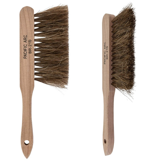 Professional Horse Hair Dust Foxtail Brush 9 Inches for Work Outdoor Furniture