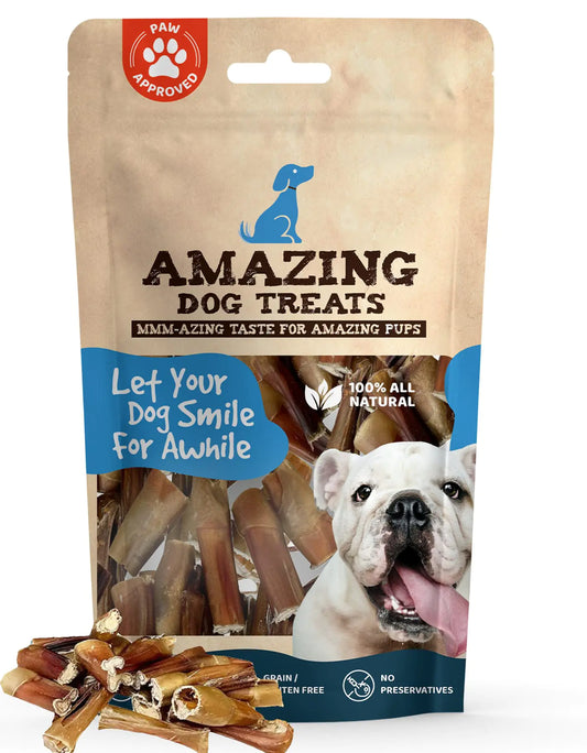 Premium Bully Stick Bites - 1 Lb Bag Healthful Treats