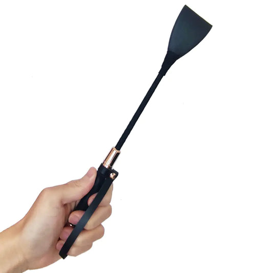 BLACKOC Equine Performance Crop 11.4” - PU Leather Riding Whip