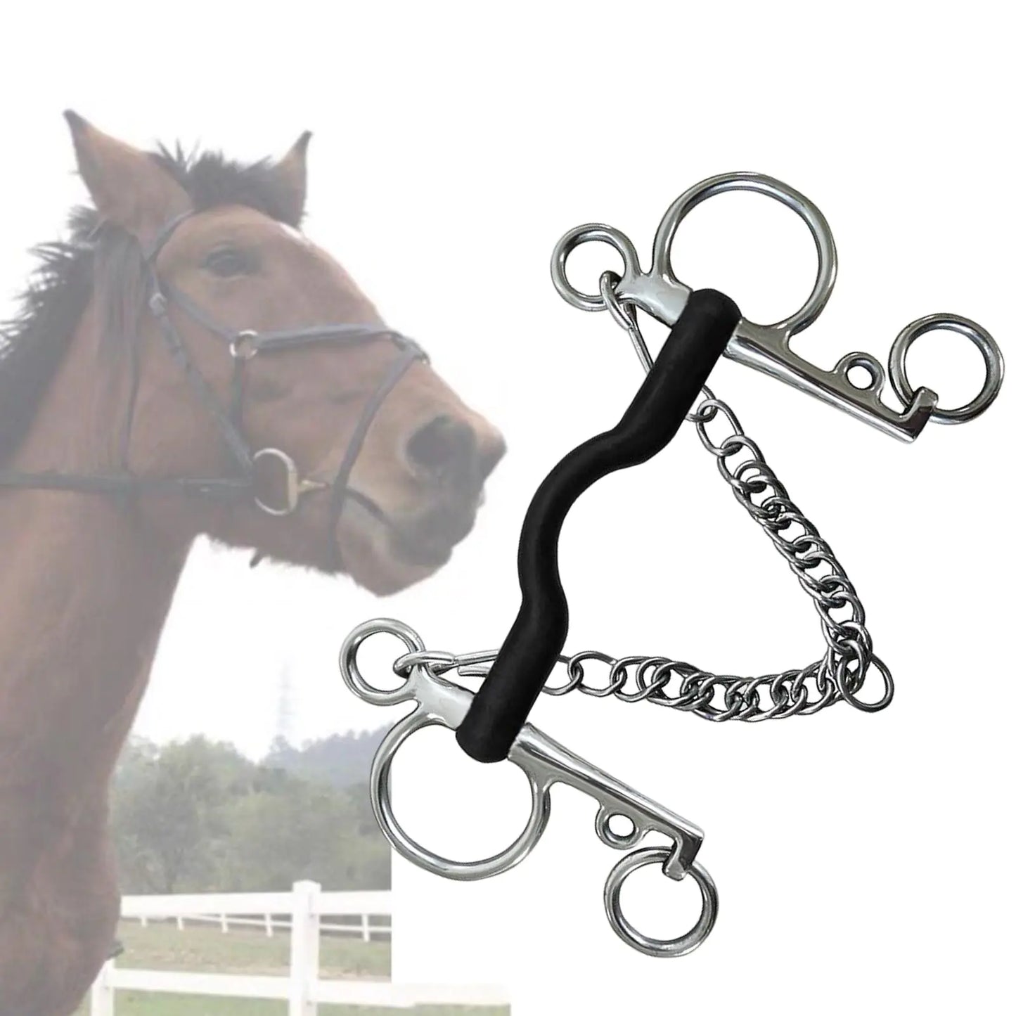 Stainless steel horse bit