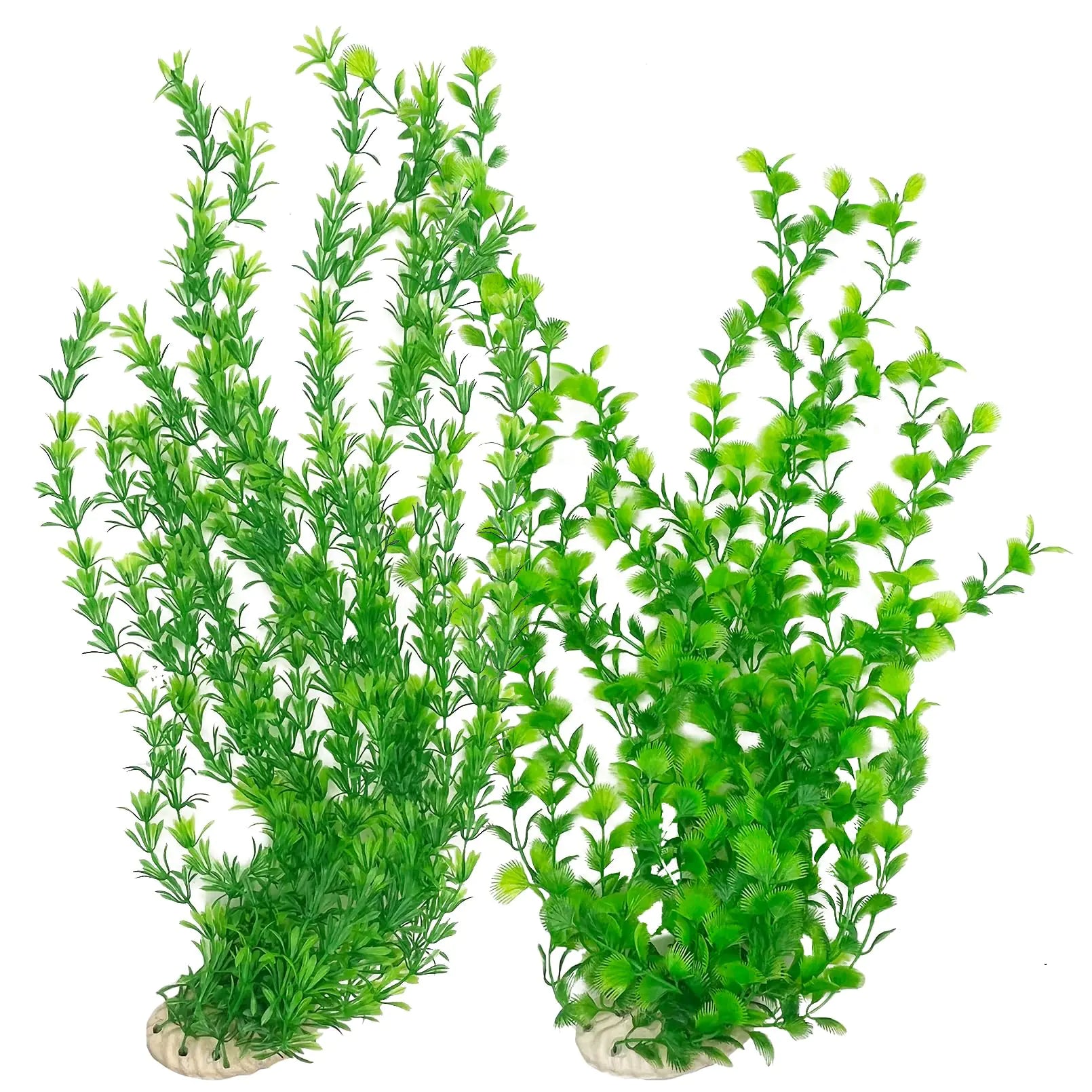 Emerald Aquascape Tall Aquarium Plants - 2 Pack