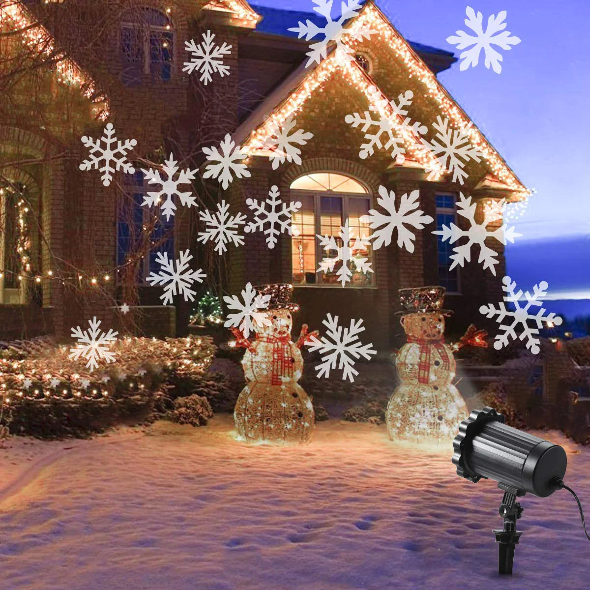 Holiday Snowflake LED Projector