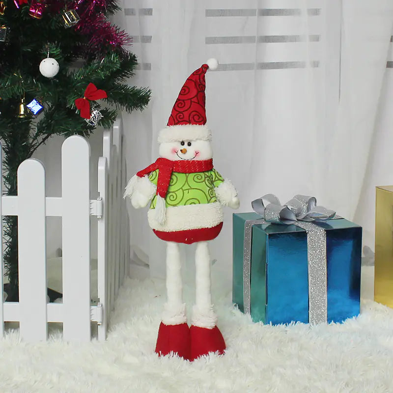 Festive Flex Santa Figurine - Holiday Cheer Decor