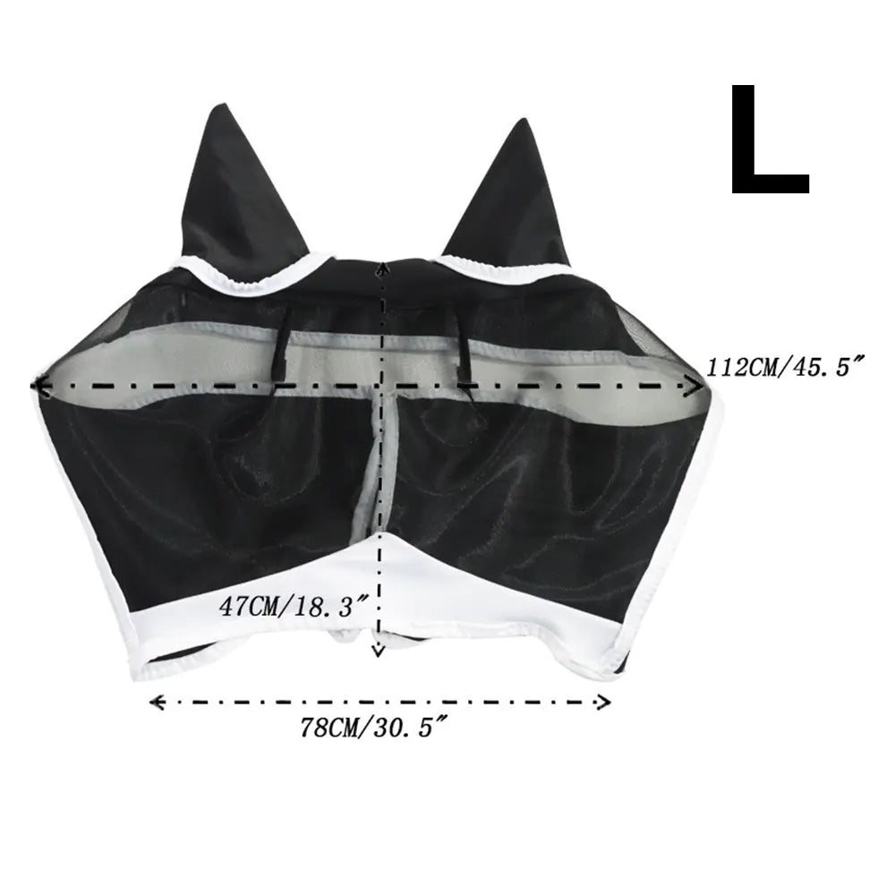 Airy BugShield Horse Hood