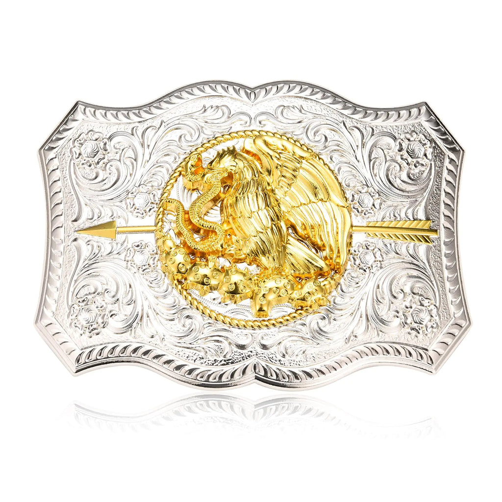 Western Texas Cowboy Belt Buckle