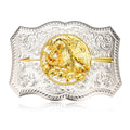 Western Texas Cowboy Belt Buckle