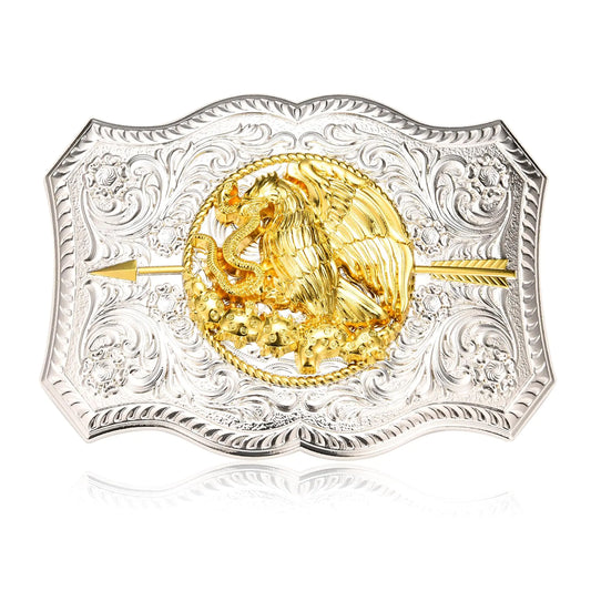 Western Texas Cowboy Belt Buckle